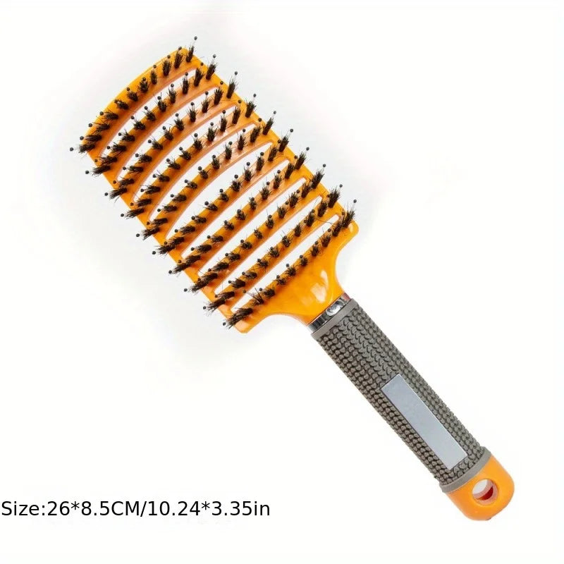 Scalp Massage Hair Brush – Professional Detangling Tool for Wet & Curly Hair