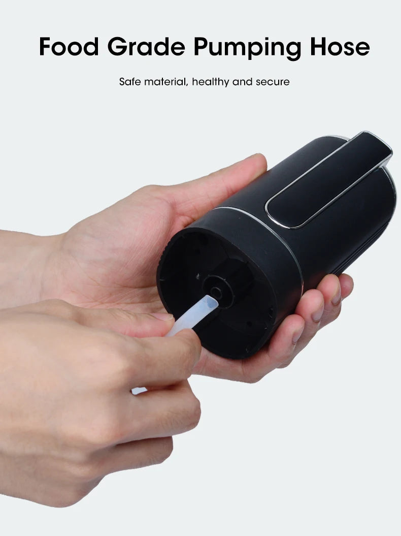 Mini Portable USB Water Dispenser Pump — Foldable Electric Bottle Pump for Home