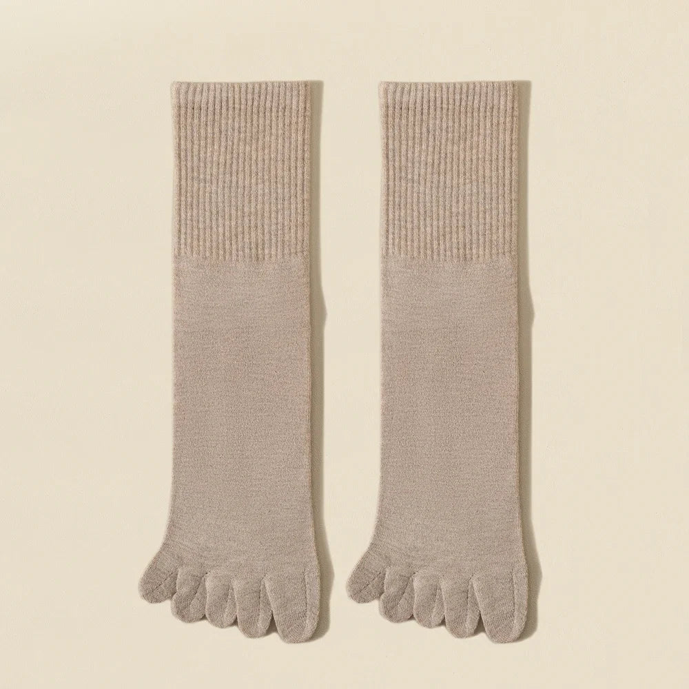 Men's Wool-Blend Five-Toe Socks