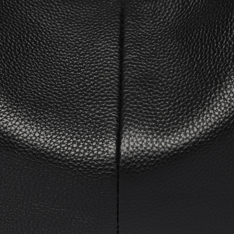 100% Genuine Cowhide Leather Half-Moon Underarm Tote Bag – Crossbody Shoulder Bag for Women