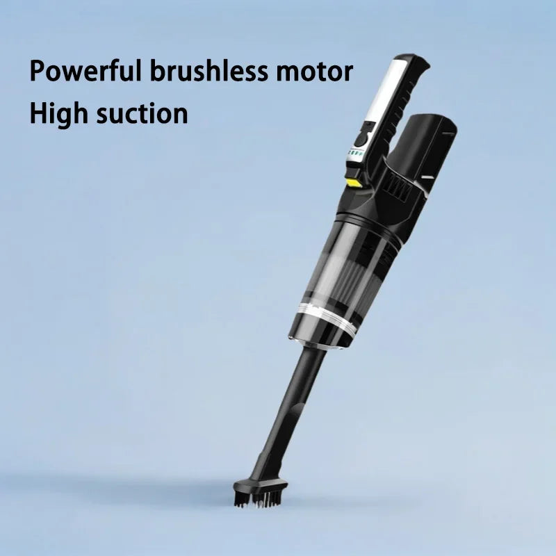 Lenovo Wireless Handheld Vacuum Cleaner — Strong Suction for Home, Car, Carpet, Window, Crevice & Groove Cleaning