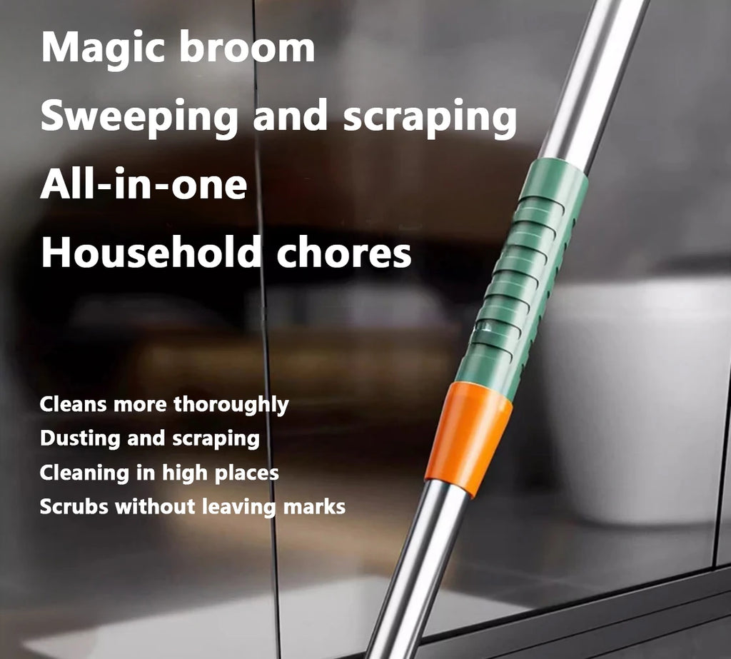Silicone Broom Wiper Squeegee – Multifunctional Floor, Glass & Mirror Cleaning Scraper