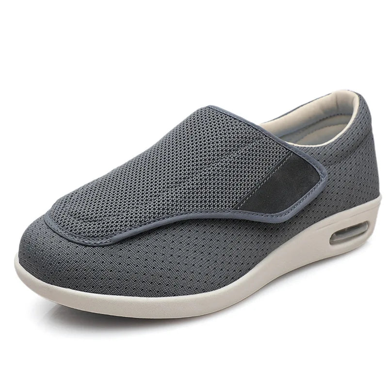 Women's Orthopedic Wide Walking Shoes – Soft Adjustable Diabetic Shoes for Swollen Feet, Bunion, Hallux Valgus & Elderly Comfort