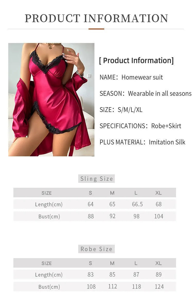 Solid Color Suspender One-Piece Pajama Dress — Sexy Loungewear