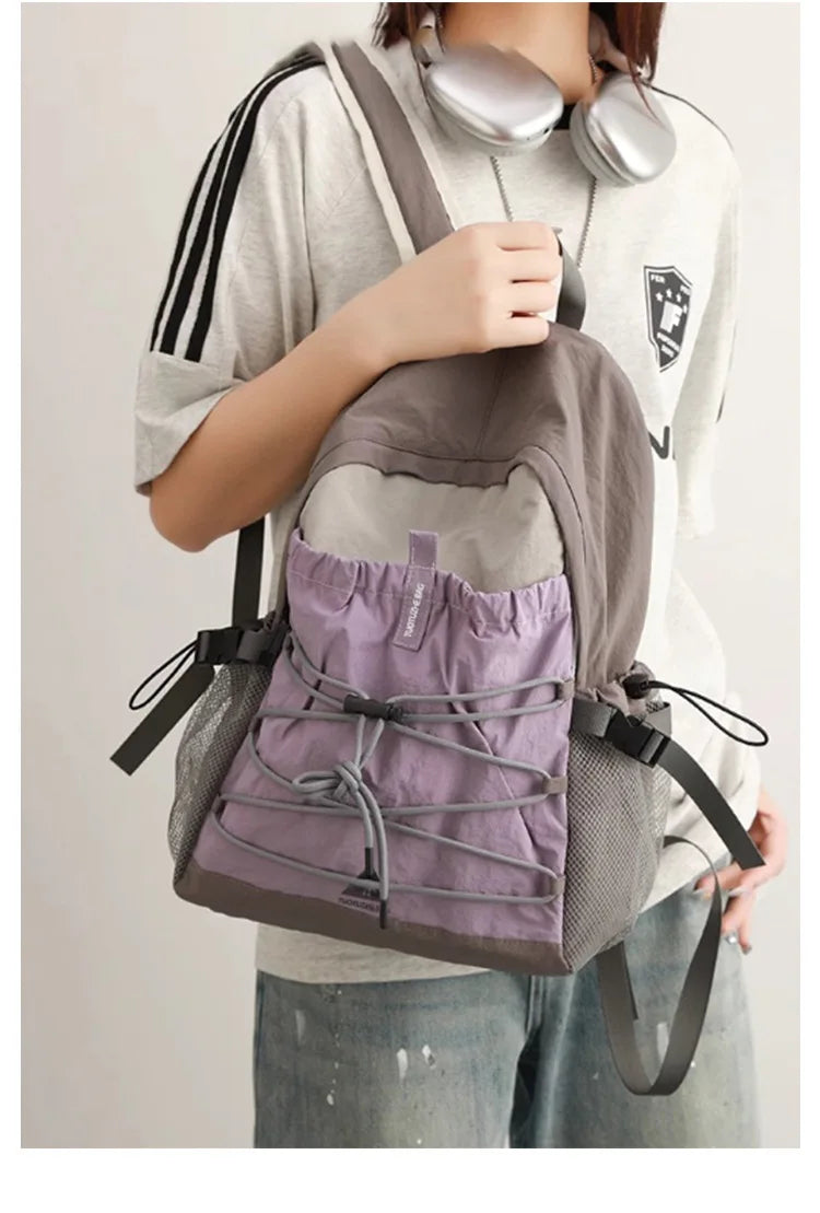 Women's Nylon Outdoor Backpack – Lightweight Hiking & Travel Bag