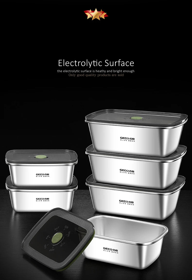 Stainless Steel Food Storage Container – Silicone Seal