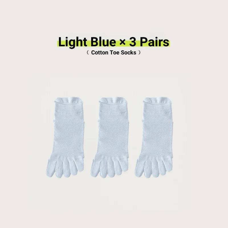 Women's Cotton Toe Socks – Breathable Mesh