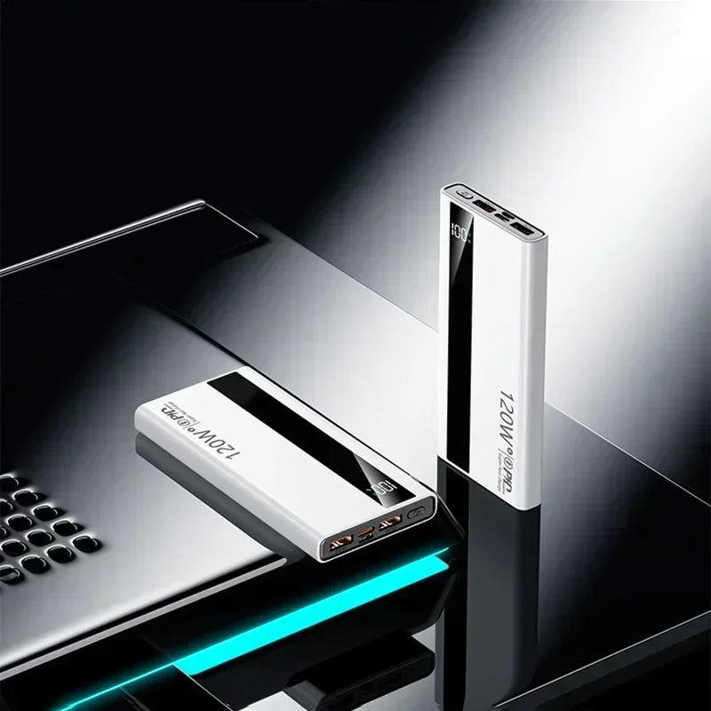 500000mAh Power Bank – 120W Fast Charging Large Capacity PD 20W Portable Charger for All Phones