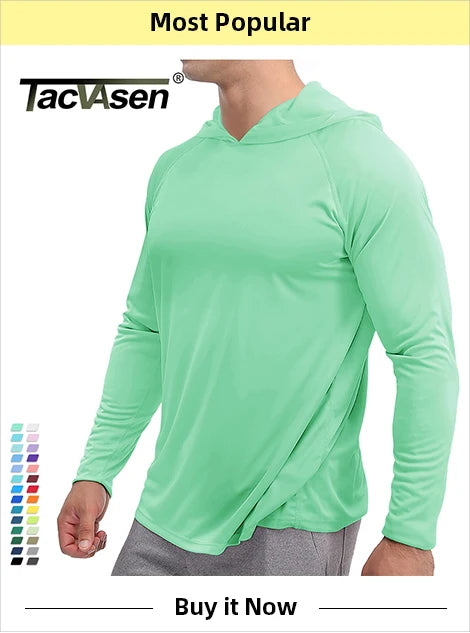 TACVASEN Men's Hooded Fleece Jacket – Full-Zip Windproof Warm Work Coat for Outdoor & Office