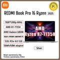 Xiaomi Redmi Book 14"/16" Laptop – AMD Ryzen 5/7 7535H/7735H, 16GB DDR5, 512GB SSD, Win11