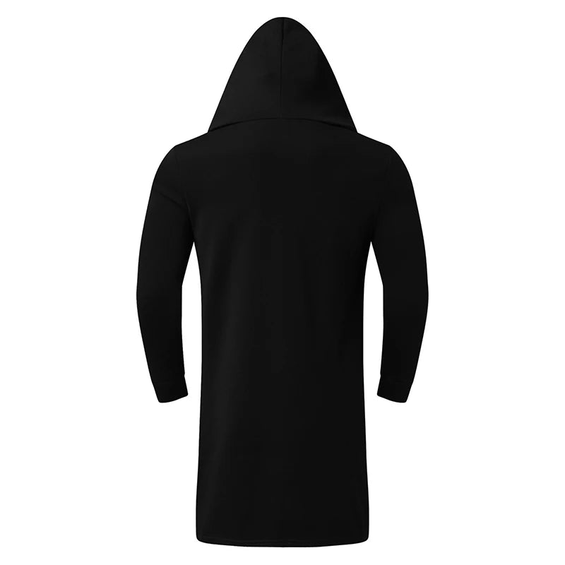 Men's Hooded Fleece-Lined Trench Coat