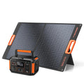 500W Portable Power Station with 100W Solar Panel 20V, Solar Generator 500W AC Outlet, Portable Solar Panel MC-4, Customized