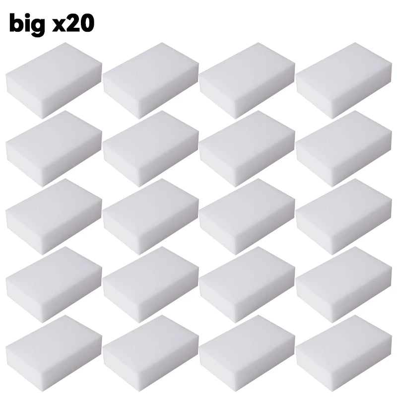Erase Any Stain with Just Water — Melamine Magic Sponge Eraser | 5–50pcs, No Chemicals, Kitchen & Bathroom Cleaning