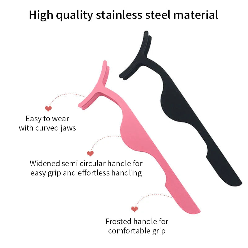 Professional False Eyelash Applicator Tweezer Tool
