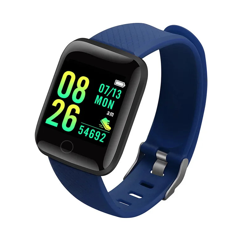 Track Every Move. Every Day. — Y68 & 116Plus Smartwatch | Fitness Tracker, Heart Rate Monitor, Sleep Tracker, Message Alerts, Android & iOS, 9 Colors