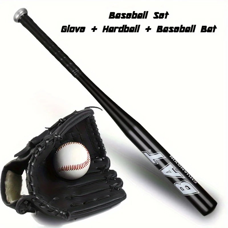 Baseball Starter Kit for Teenagers – Catcher's Glove, Aluminum Alloy Bat & Beginner Training Set