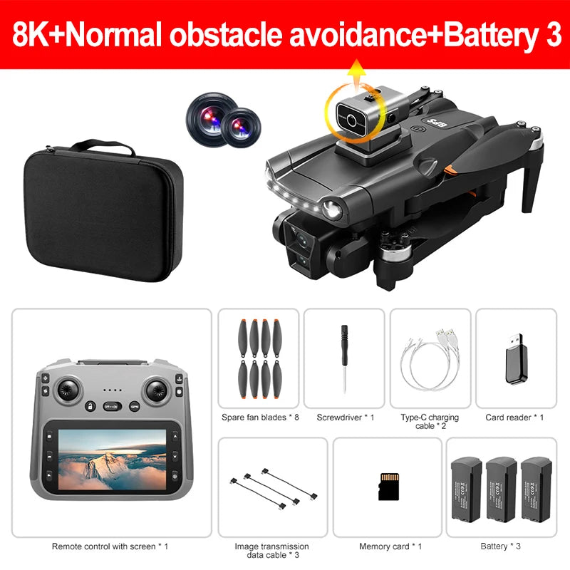 V198MAX GPS Drone with Screen Remote & Camera