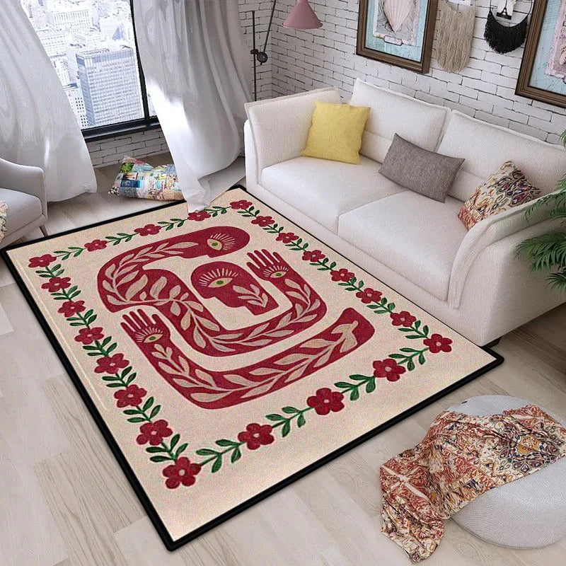 Fashion Plush Area Rug – Large Soft Carpet for Living Room, Bedroom & Cloakroom