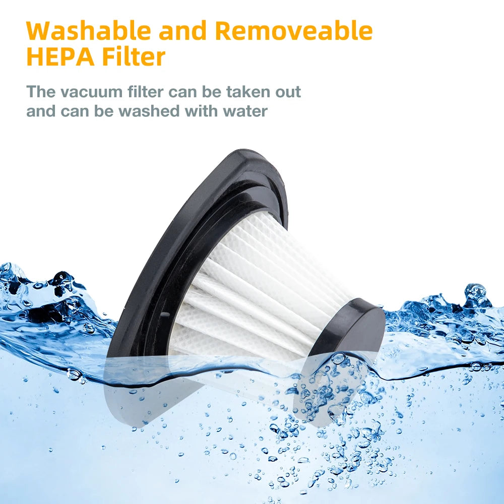 Wireless Cyclone Handheld Car Vacuum Cleaner — Rechargeable, Quick Charge for Car, Home & Pet Hair