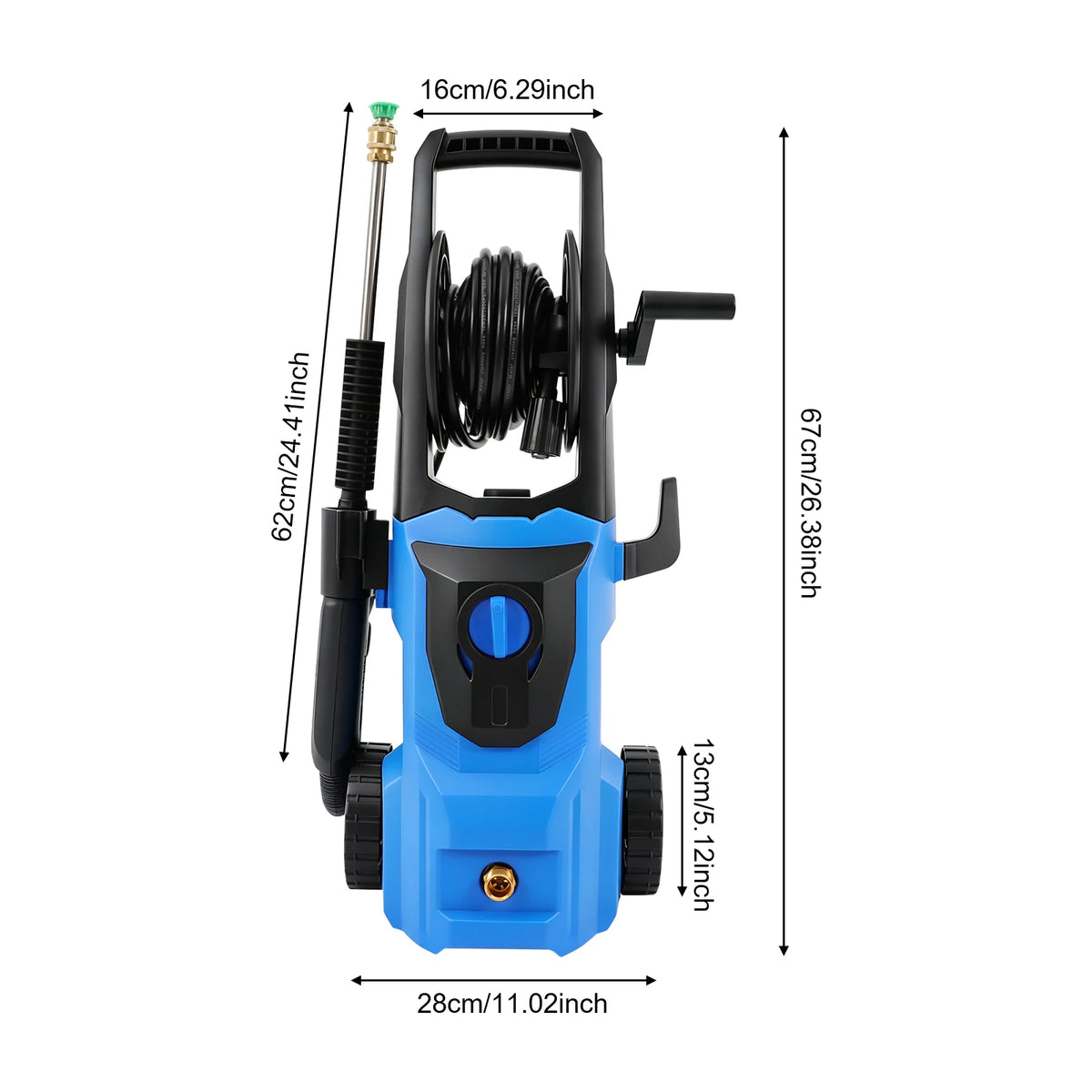 Electric Pressure Washer – Bymaocar Blue & Green Options