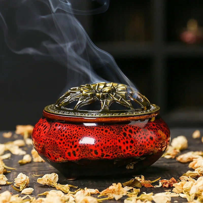 Natural Reflux Tower Incense Cones — Rose, Lavender & Aromatherapy Blends for Meditation & Odor Relief