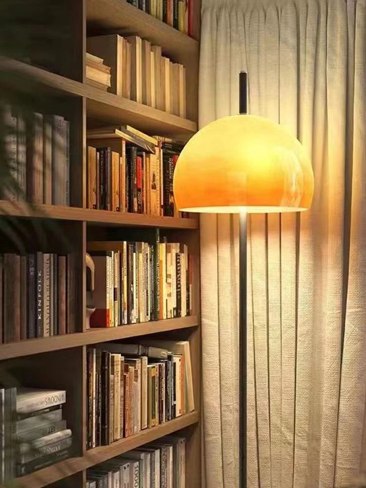 Orange Mushroom Lamp – Floor & Table Options
