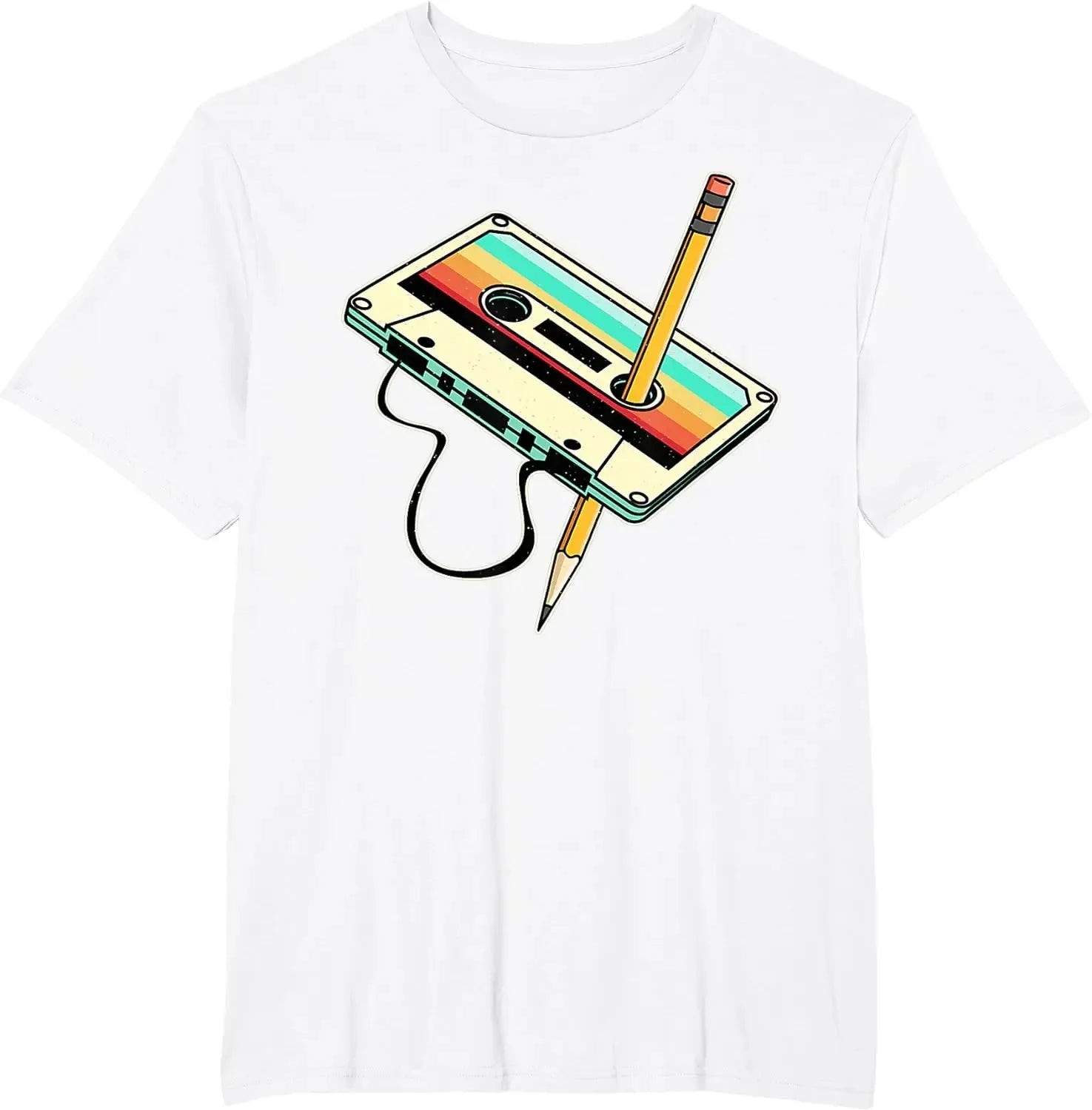 80s Cassette Tape Retro Graphic T-Shirt — Vintage Nostalgia Tee