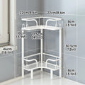 Bathroom Corner Shelf — Multi-Layer Freestanding Storage Rack for Shower & Bath Supplies