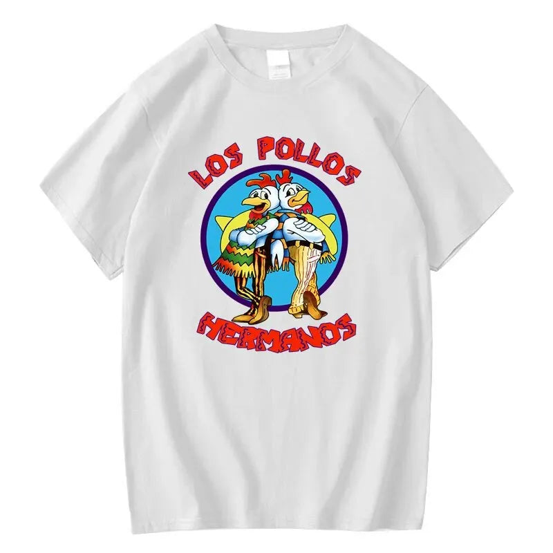 Los Pollos Hermanos Funny Graphic T-Shirt — Breaking Bad Fan Tee
