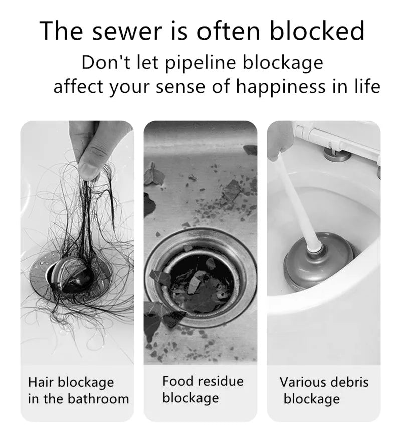 Flexible Drain Cleaning Brush — Pipe Dredging Tool for Bathroom, Kitchen & Sink Clogs