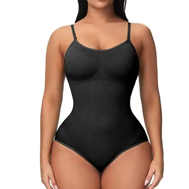 Seamless Tummy Control Butt-Lifting Bodysuit Shaper — Everyday Shapewear for Women