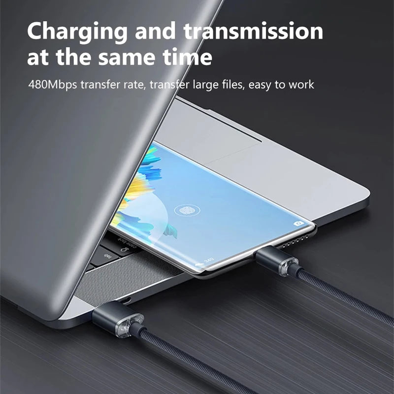 120W. Braided. Any Length. — USB-C to USB-C 120W Super Fast Charging Cable | 0.25m, 1m, 1.5m & 2m, Samsung, Xiaomi, Huawei, Realme, Blue, Black & Purple