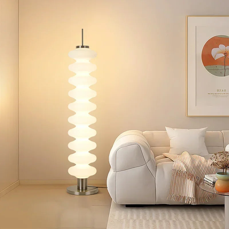 Dimmable LED Floor Lamp – Acrylic Shade Design