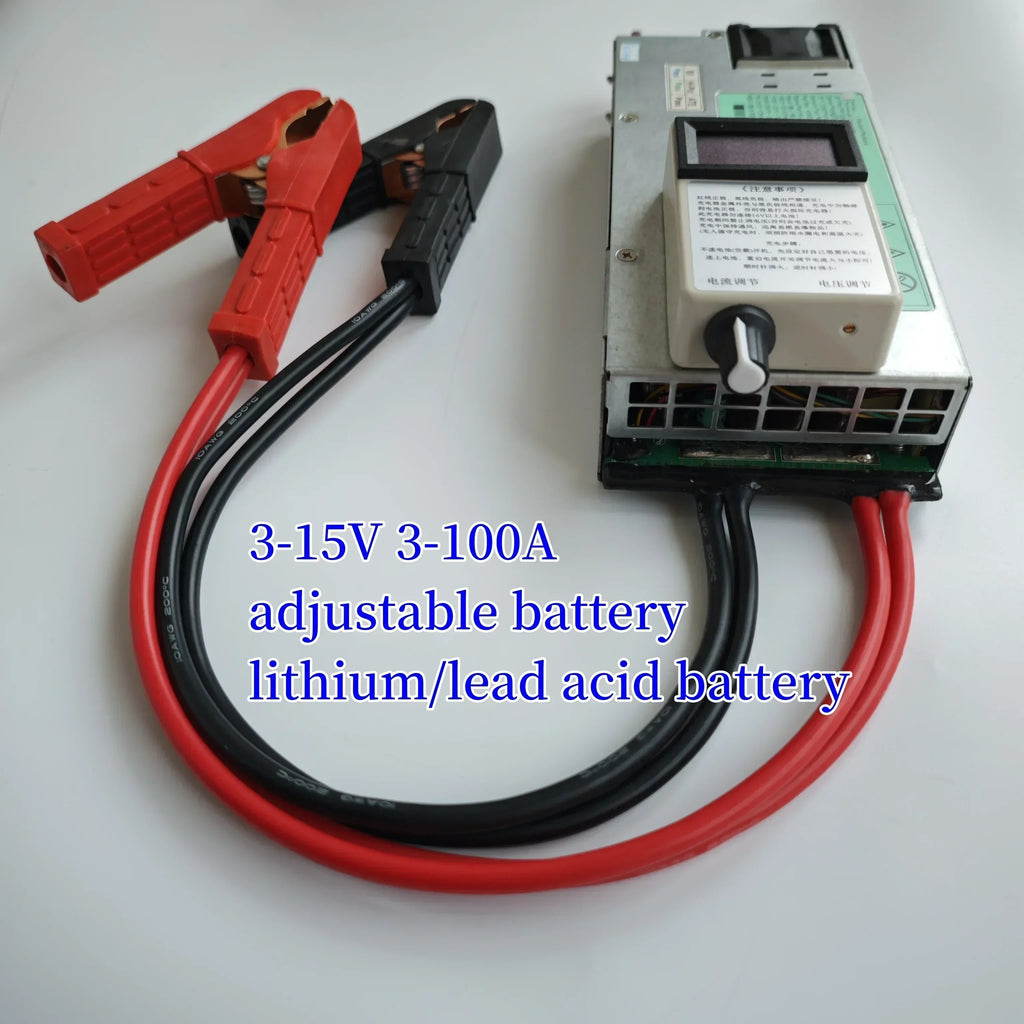 Adjustable 3-15V 3-100A Battery Charger – Lithium Polymer & Lead Acid Universal Charging Station