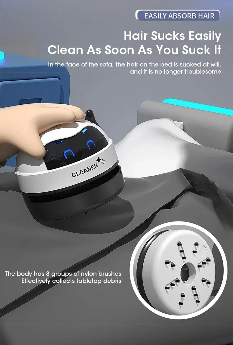 Desk & Table USB Mini Handheld Vacuum Cleaner – Desktop Crumb & Pencil Dust Sweeper for Home & Office