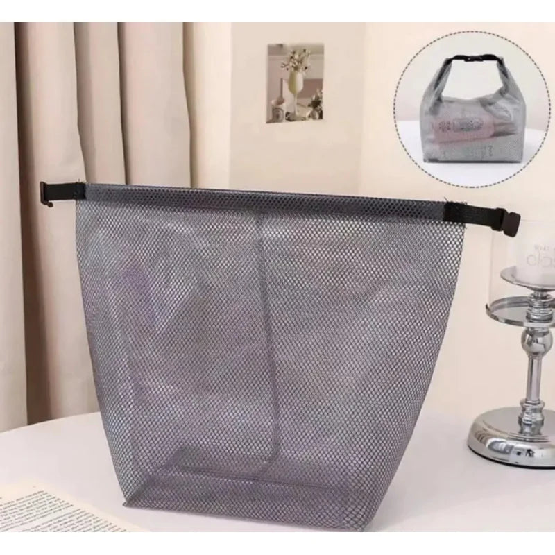 Waterproof PVC Drawstring Bag – Large Capacity Gym Swimming Toiletry Bag Unisex