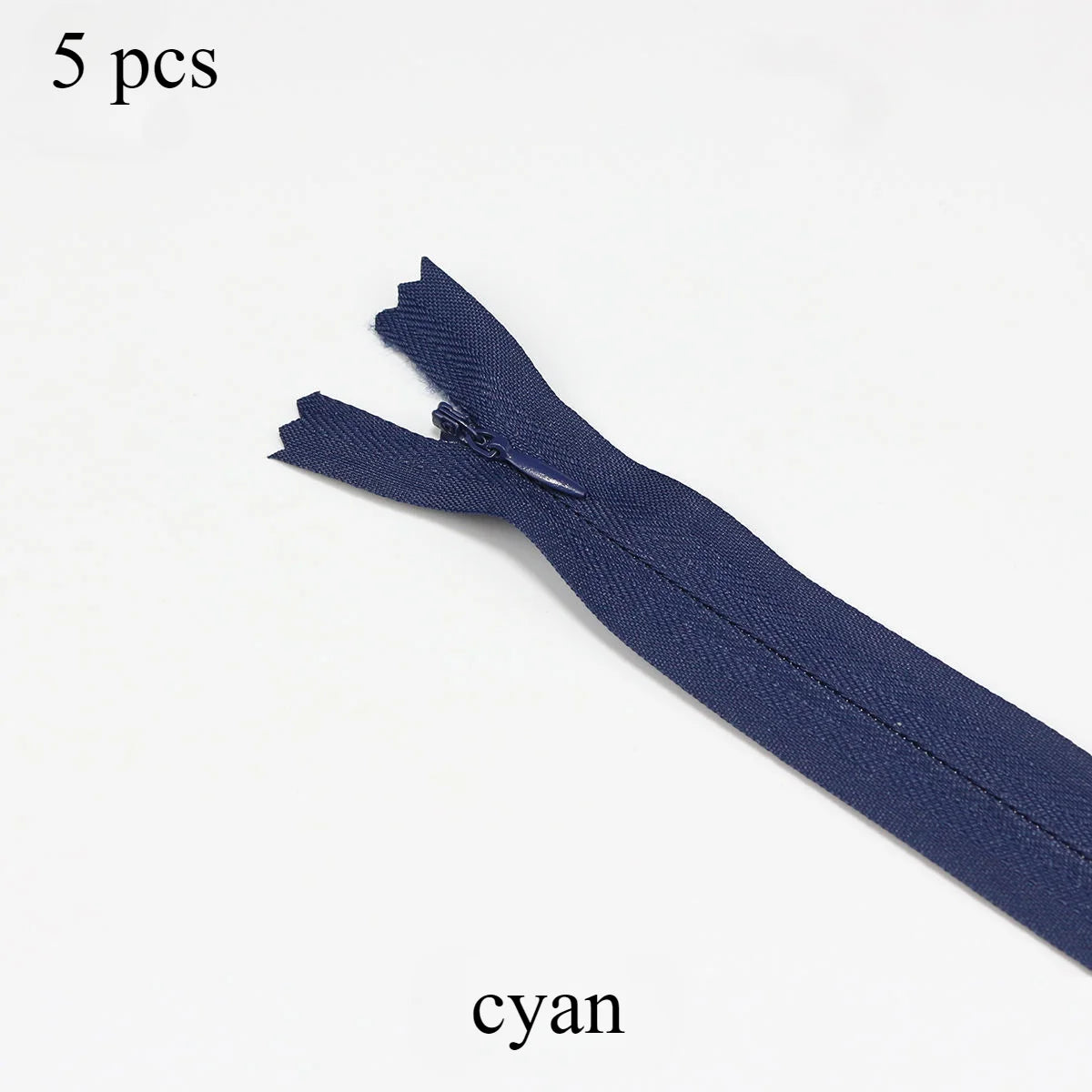 Invisible Zippers 5-Pack — Premium Hidden Zippers for Dresses, Pants & More (18cm–60cm)