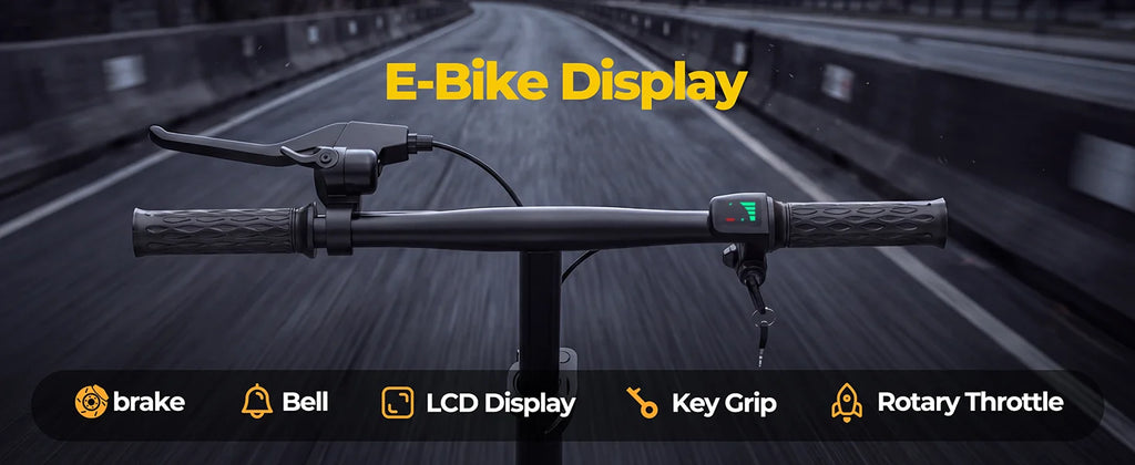 14'' Foldable Electric Bike 500W Motor 48V Battery 22MPH Max Speed 30Miles Long Range with Two Seats for Adult Mini E Bike