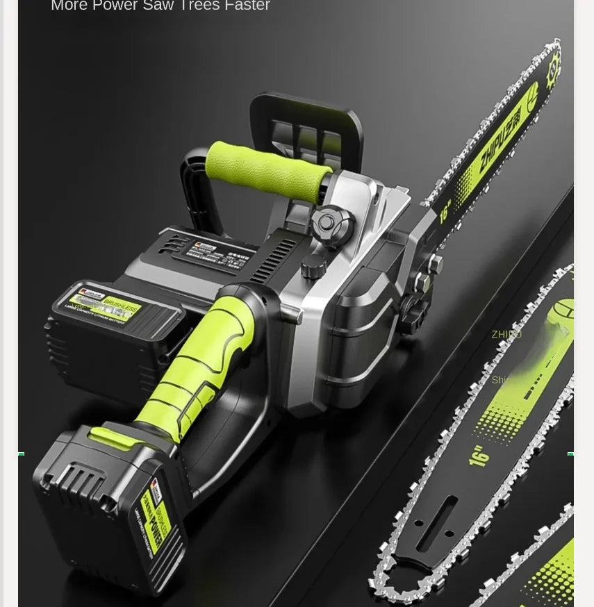 Portable Handheld Electric Saw — Cordless Mini Chainsaw for Wood Cutting