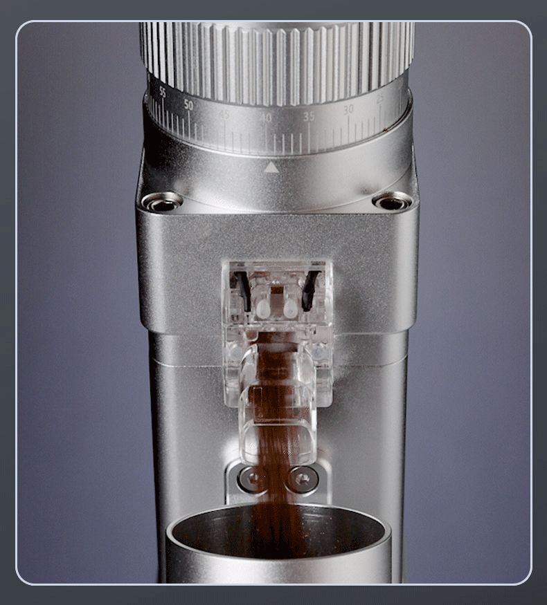 Electric Burr Coffee Grinder — 72W Conical Burr, 11+ Grind Settings, Aluminum Body