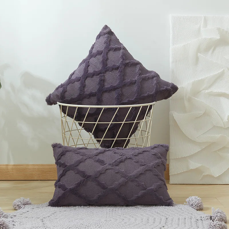 Faux Fur Luxury Plush Throw Pillowcase – Soft Decorative Cushion Cover, Multiple Colors & Sizes