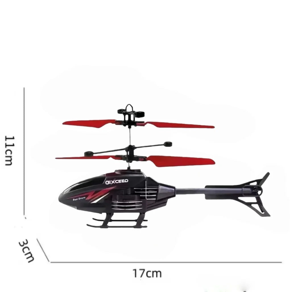 Induction RC Helicopter Toy – Indoor Remote Control Aircraft for Boys & Girls