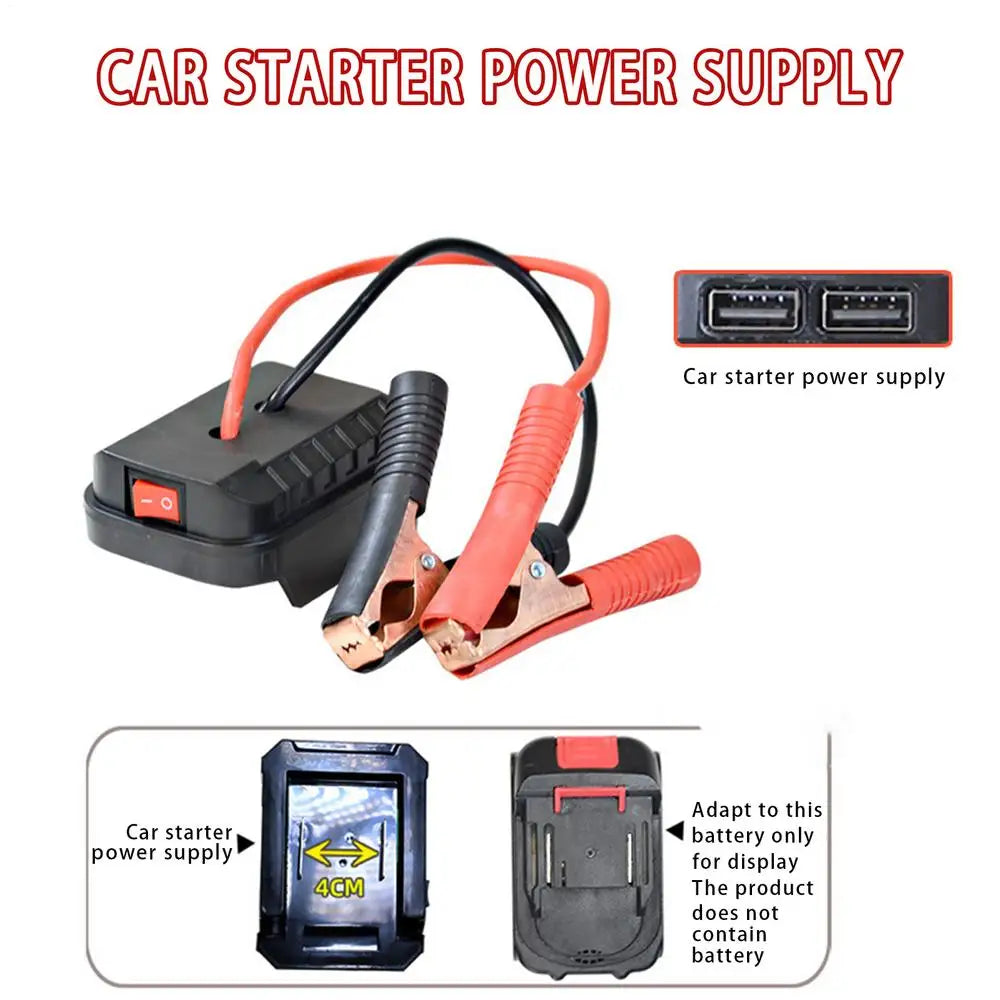 Portable Car Battery Jump Starter – Compact Lithium Power Pack for Emergency Vehicle Starting