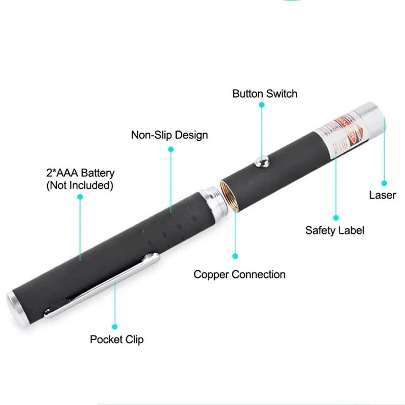 Pet Laser Pointer & LED Flashlight – Interactive Cat Toy for Kittens