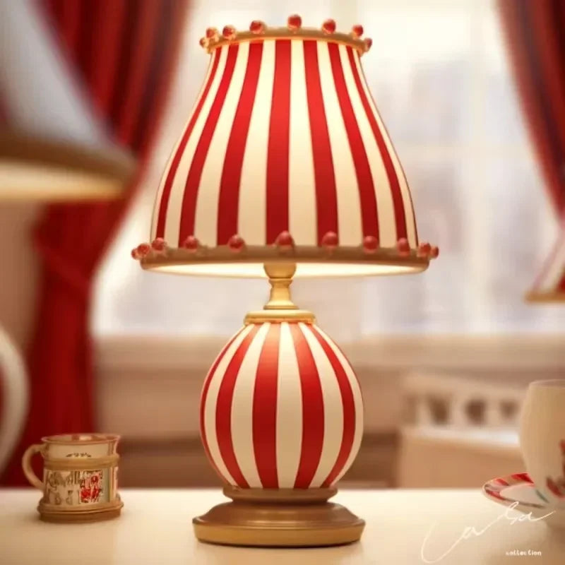 Ceramic Accent Lamp – E27 LED & Knob Control
