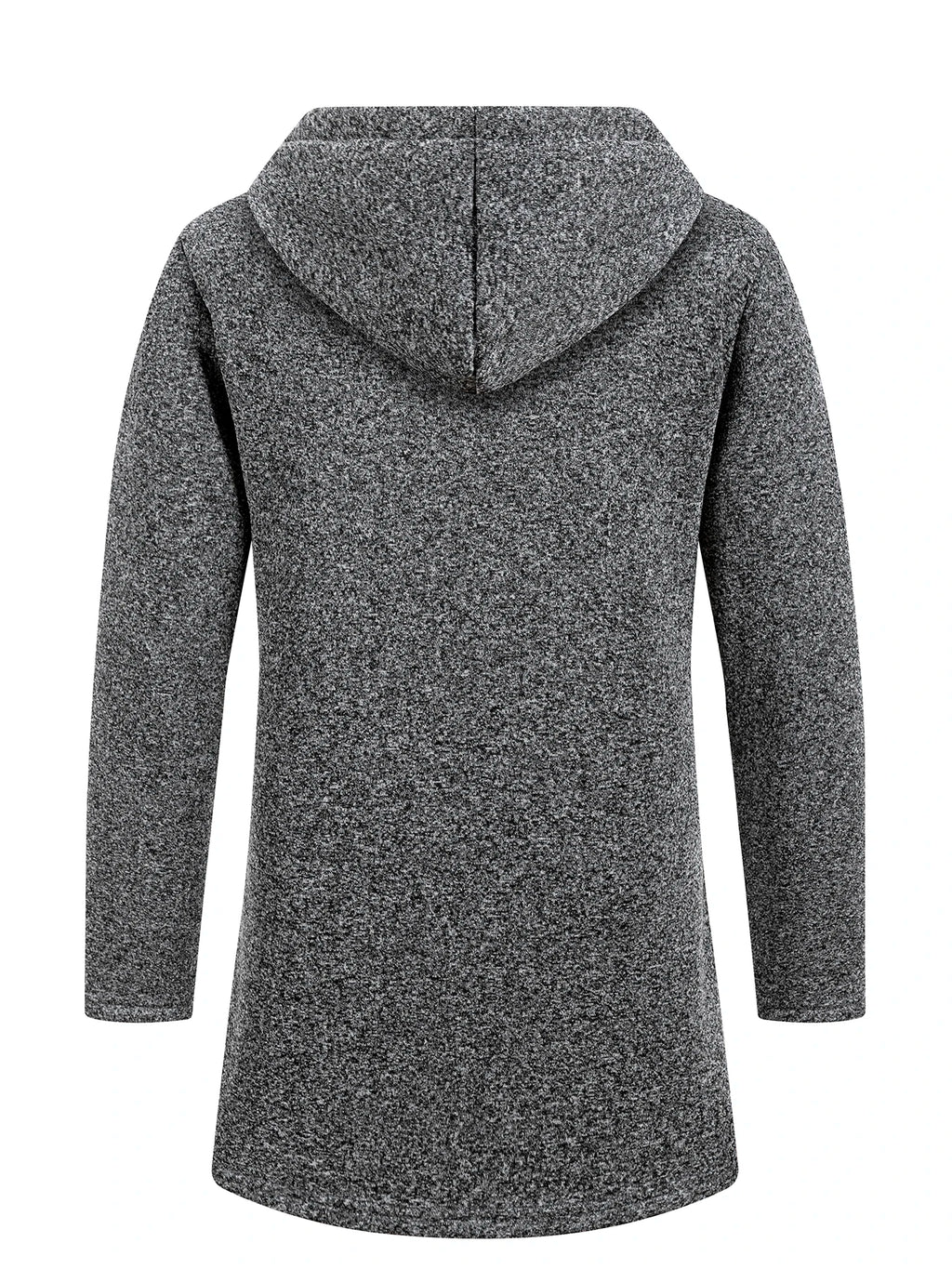 Men's Fleece Zip-Up Hoodie Jacket – Warm Knit Outerwear, S–3XL, 6 Colors