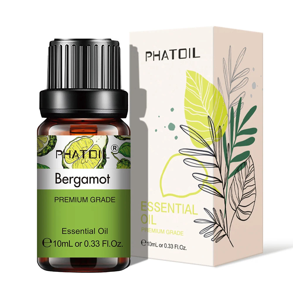 Pure Plant Essential Oil 10ml – Aromatherapy Oil for Diffusers, Humidifiers & DIY, 37 Scents