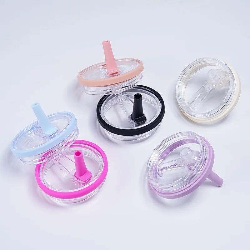 40oz Flip Straw Replacement Lid for Stanley 2.0 Tumbler – Leak-Proof Lid with Straw & Cleaning Brush