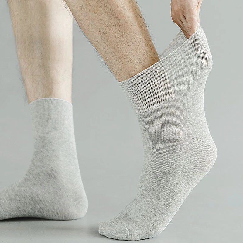Non-Binding Diabetic Socks for Wide Feet – 5 Pairs Breathable Comfort for Elderly, Pregnant & Diabetes Patients