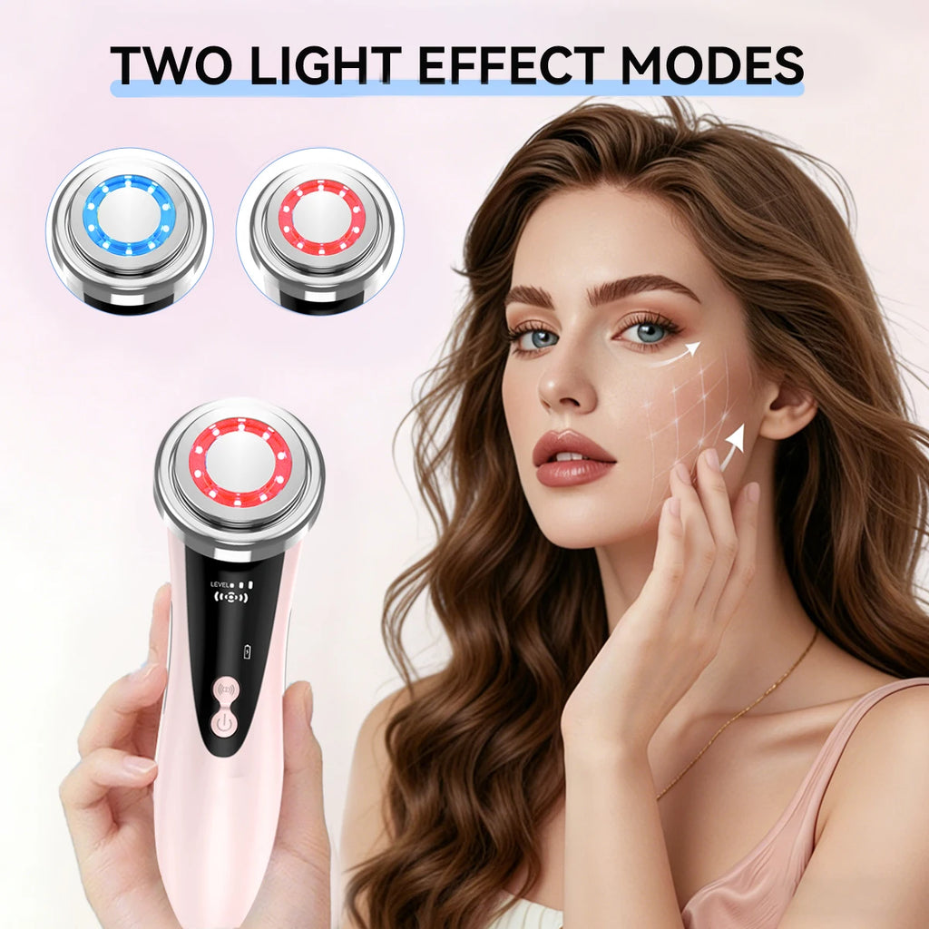 EMS Microcurrent Facial Massager – Portable Daily Skin Tightening, Lifting & Firming Beauty Device